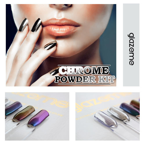 Chrome Metallic Powder KIT 