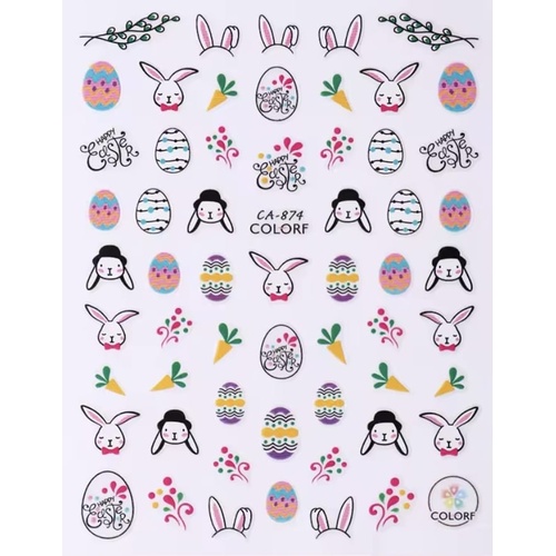 Nail Stickers - Easter Set 4